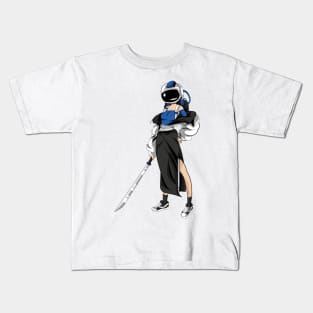 Astronaut katana Girl Kids T-Shirt